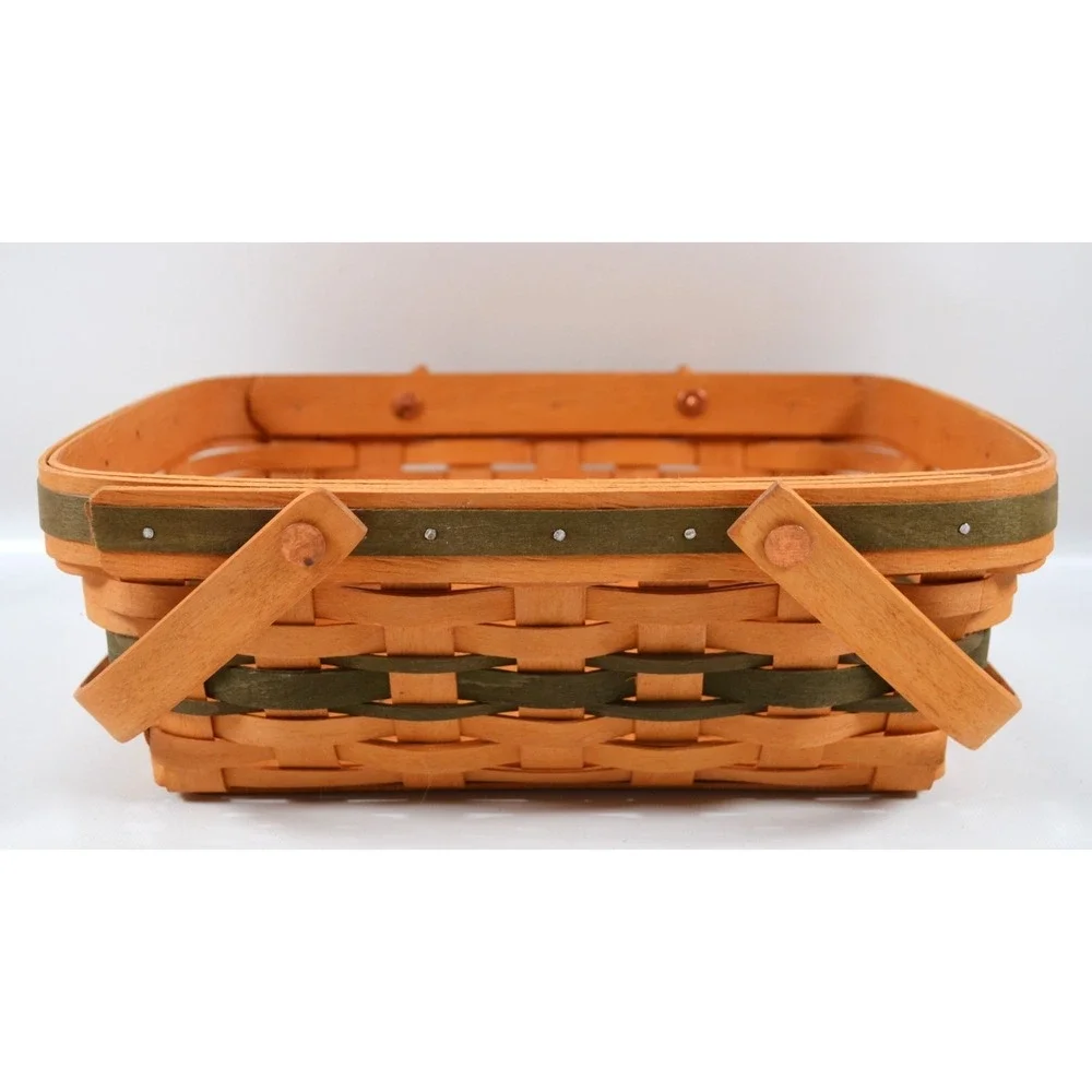 1996 Longaberger Holiday Cheer Basket Clot. Liner‎ & Protector 12L x 8W x 4.25H